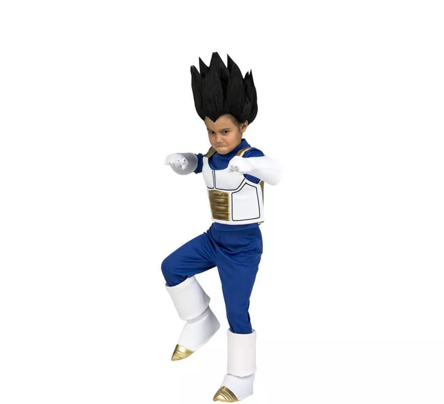 Disfraz de Vegeta de Dragon Ball para niño