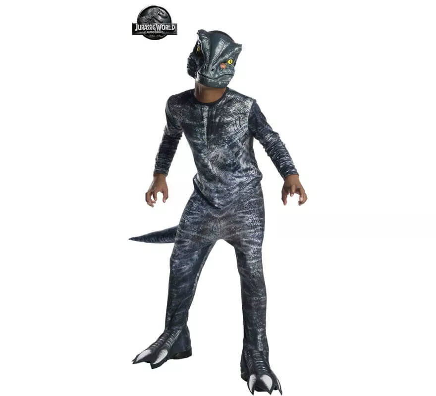 Translation missing: es.Disfraz de Velociraptor Clásico de Jurassic World para niño