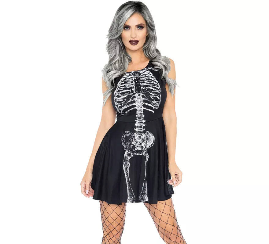 Translation missing: es.Disfraz de Vestido Esqueleto para mujer