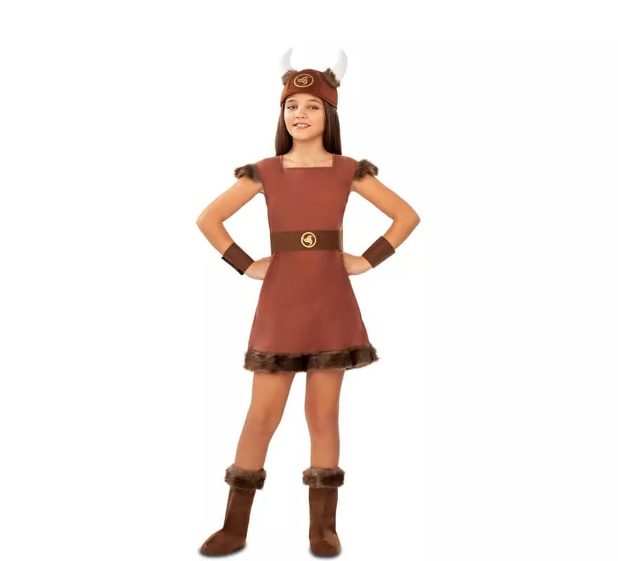 Translation missing: es.Disfraz de Vikinga Odín para niña