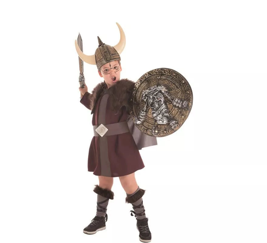 Translation missing: es.Disfraz de Vikingo con Casco para niño