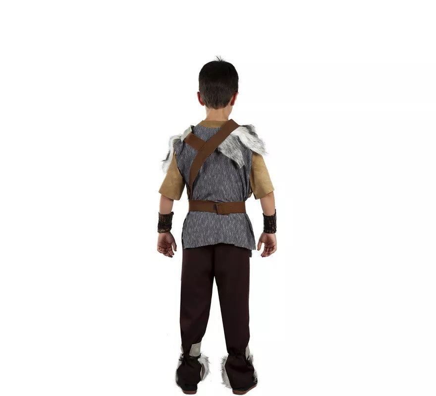 Disfraz de Vikingo Gris para niño