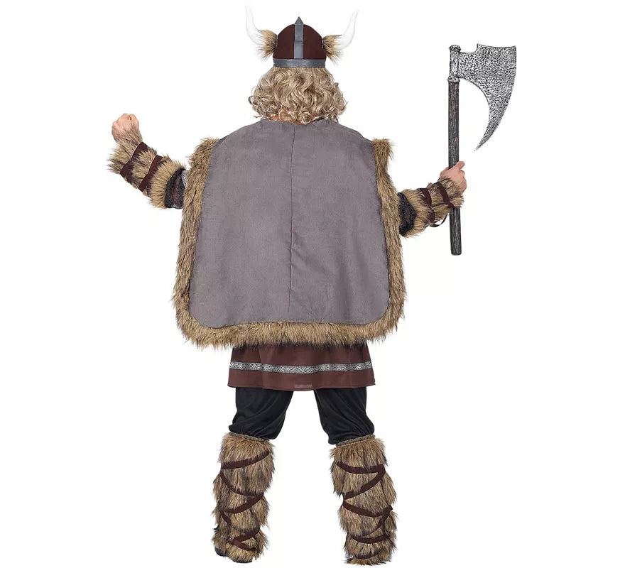 Translation missing: es.Disfraz de Vikingo marrón para hombre