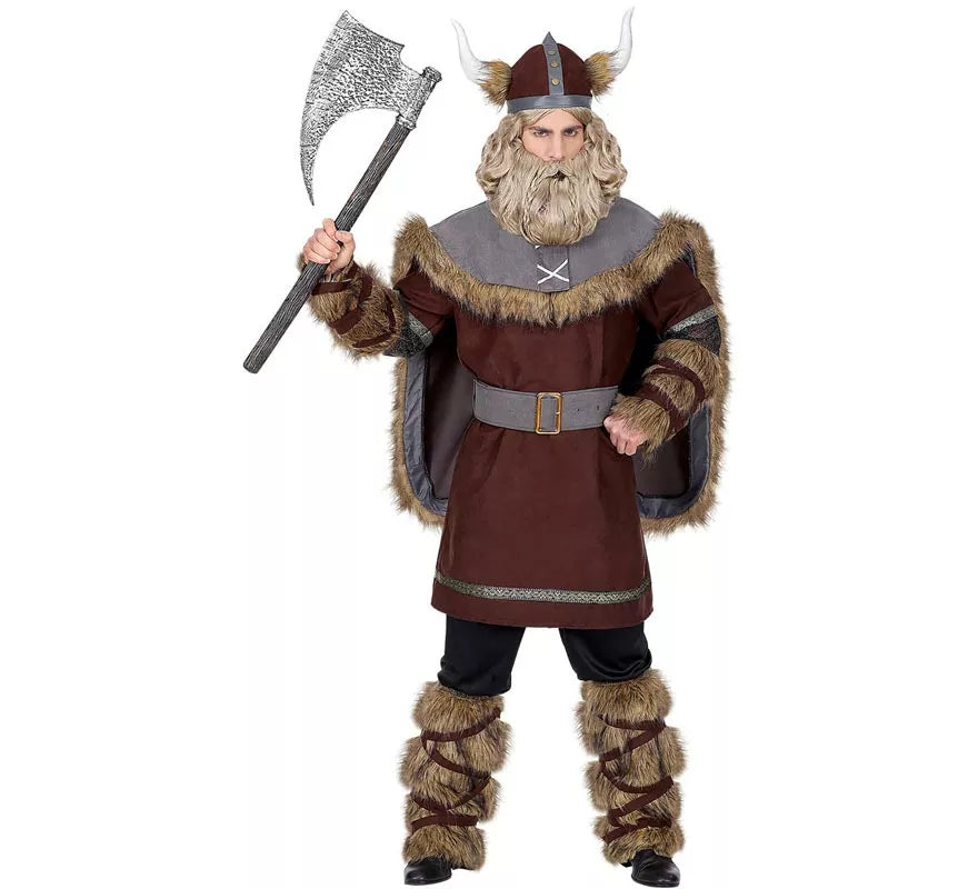 Translation missing: es.Disfraz de Vikingo marrón para hombre