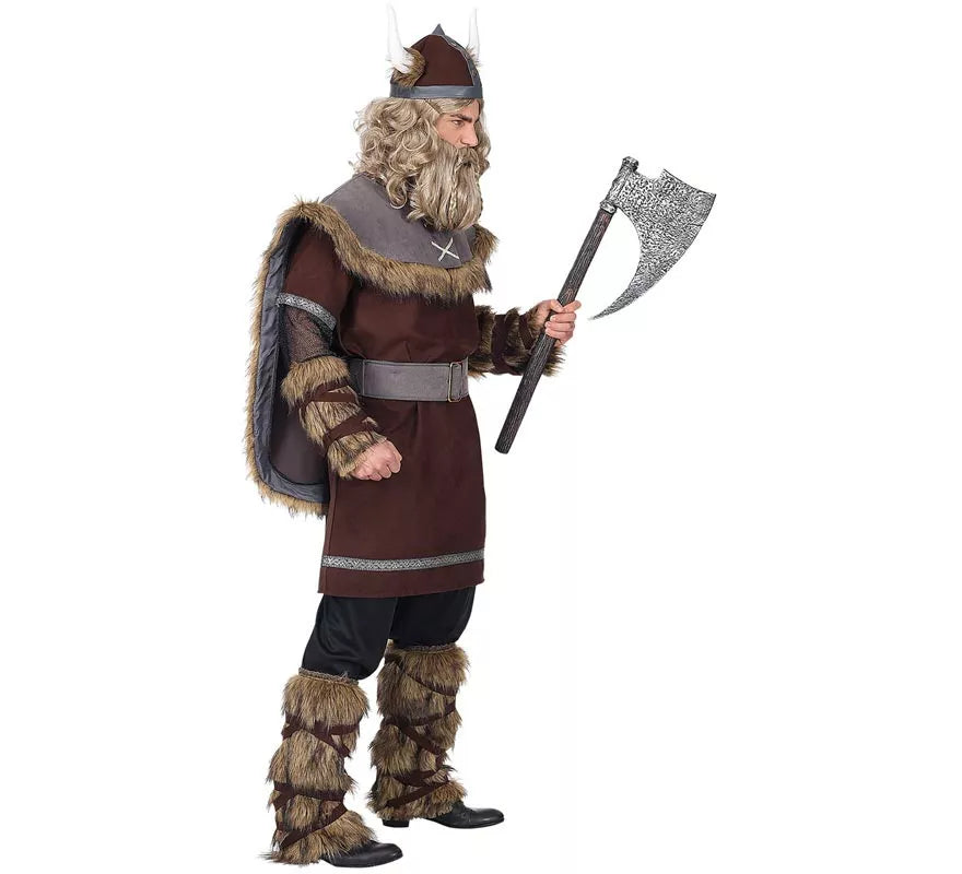 Translation missing: es.Disfraz de Vikingo marrón para hombre