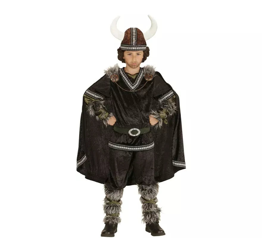 Translation missing: es.Disfraz de Vikingo Oscuro para niño
