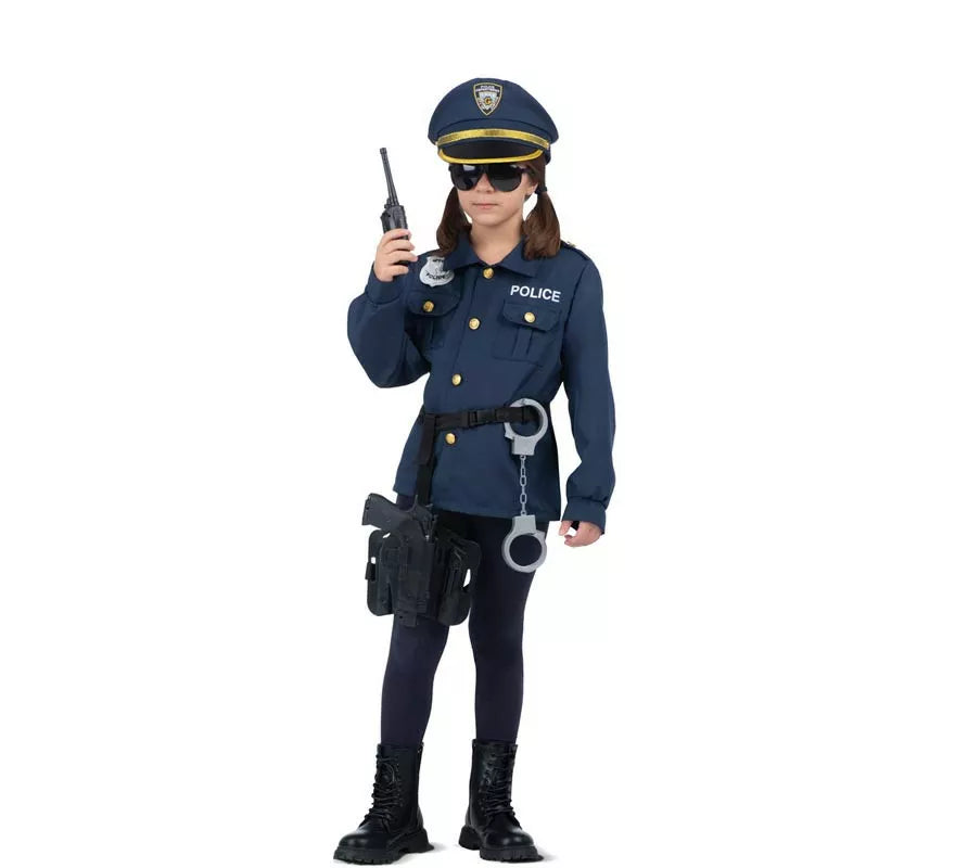 Translation missing: es.Disfraz de Yo Quiero Ser Policía con walkie-talkie para niños