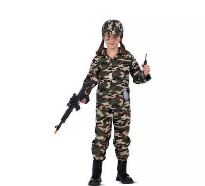 Disfraz de Yo Quiero Ser Soldado con walkie-talkie para niños