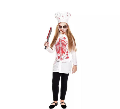 Disfraz de Zombie Cocinera para niña