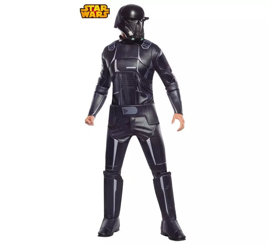 Translation missing: es.Disfraz Death Trooper Negro Deluxe de Star Wars para hombre