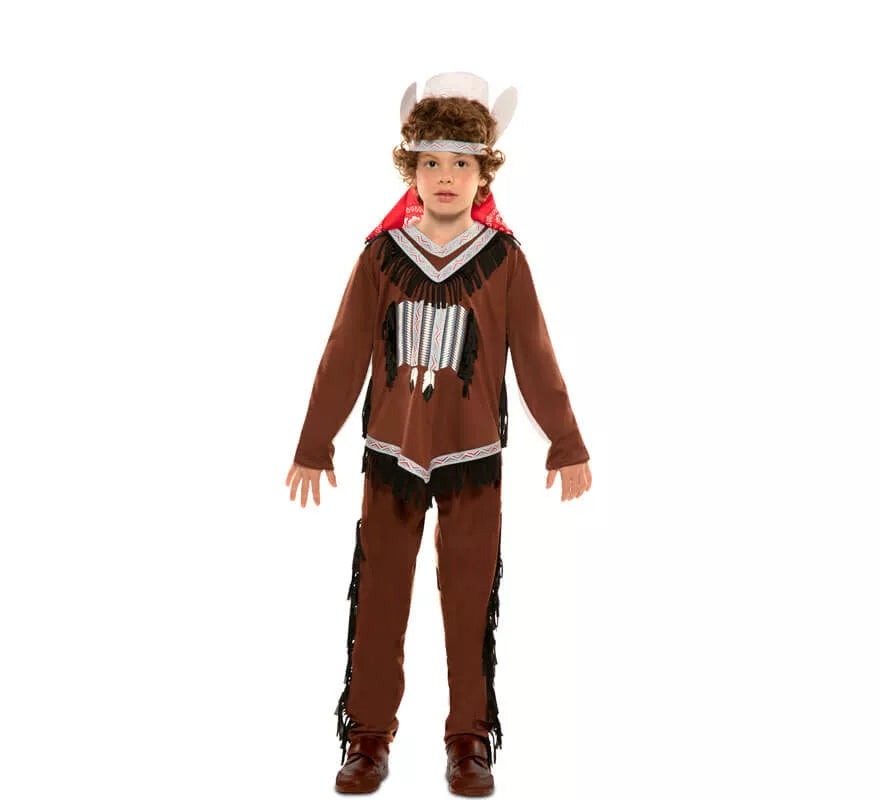 Translation missing: es.Disfraz Doble de Indio y Vaquero para niño