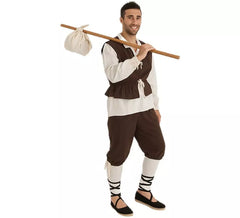 Disfraz Escudero o Campesino Medieval para hombre