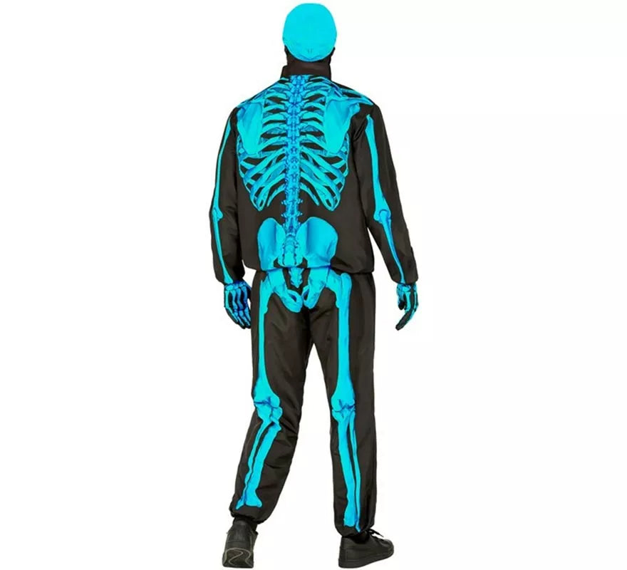 Translation missing: es.Disfraz Express de Esqueleto Fluorescente para hombre