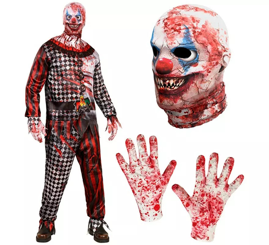 Translation missing: es.Disfraz Express de Payaso Malvado para hombre