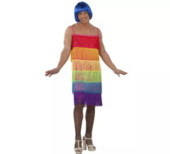 Disfraz Flapper con Flecos Orgullo LGBT para hombre