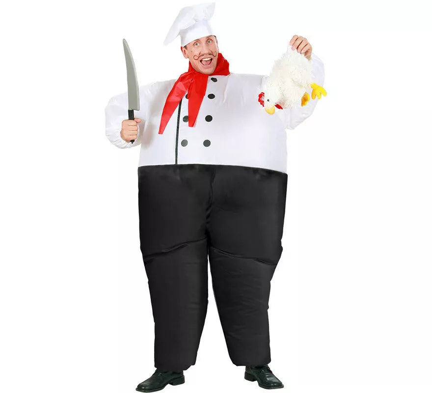Disfraz Hinchable de Chef Gigante para adulto