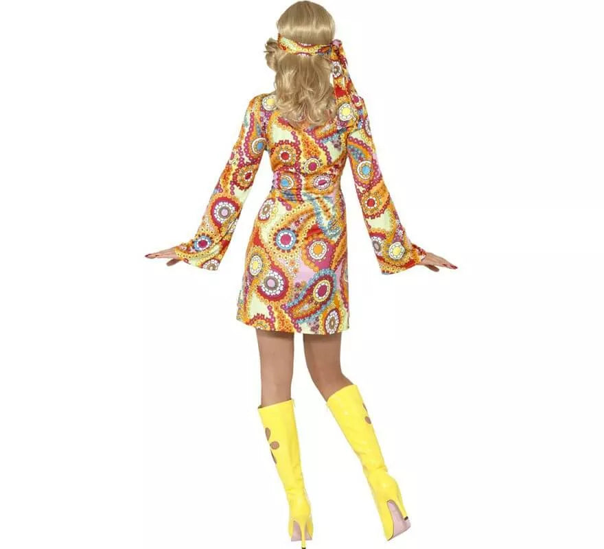 Translation missing: es.Disfraz Hippy Multicolor para Mujer