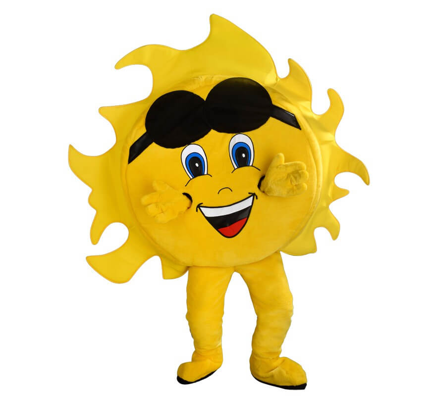 Translation missing: es.Disfraz Mascota Sol sonriente para adultos