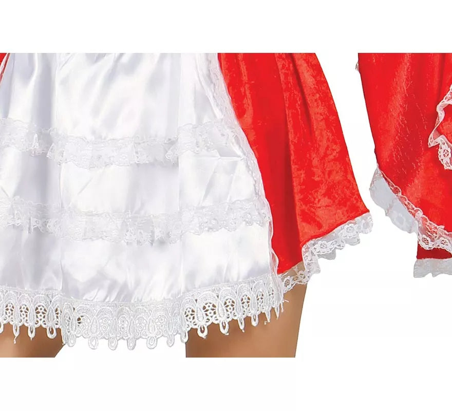 Translation missing: es.Disfraz Mosquetera Roja con Flor de Lis para Mujer
