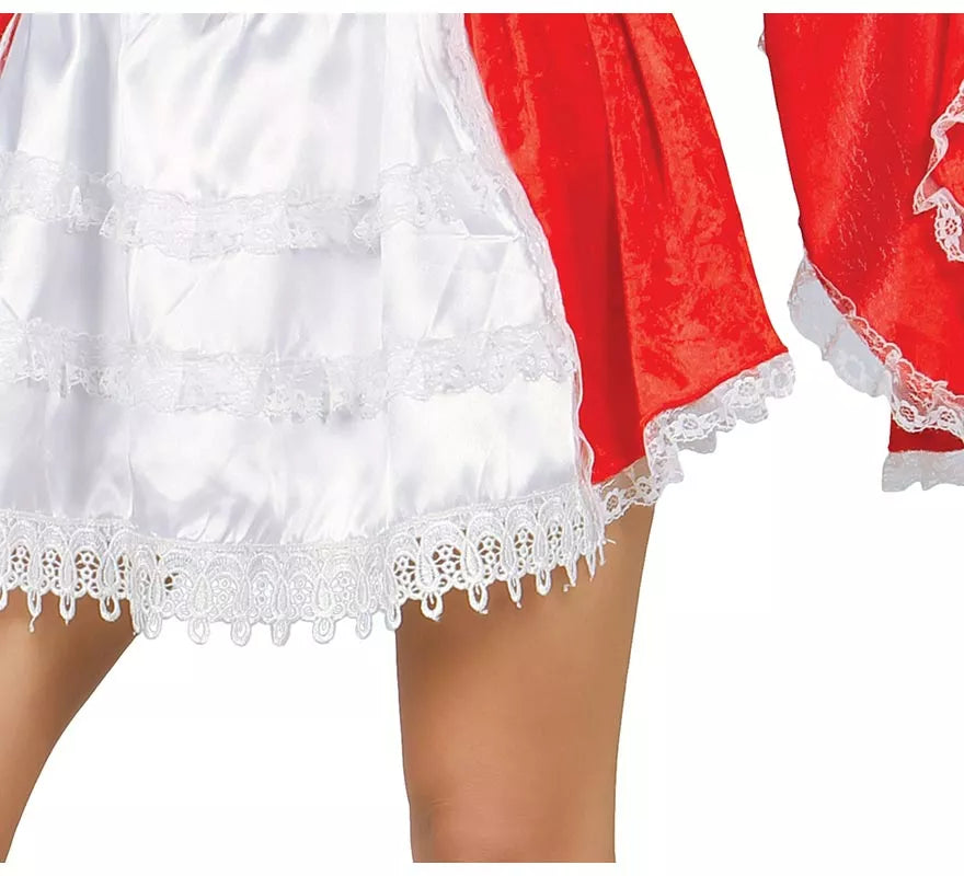 Translation missing: es.Disfraz Mosquetera Roja con Flor de Lis para Mujer