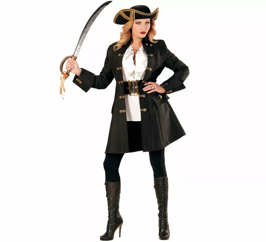 Translation missing: es.Disfraz o Abrigo de Capitana Pirata para mujer