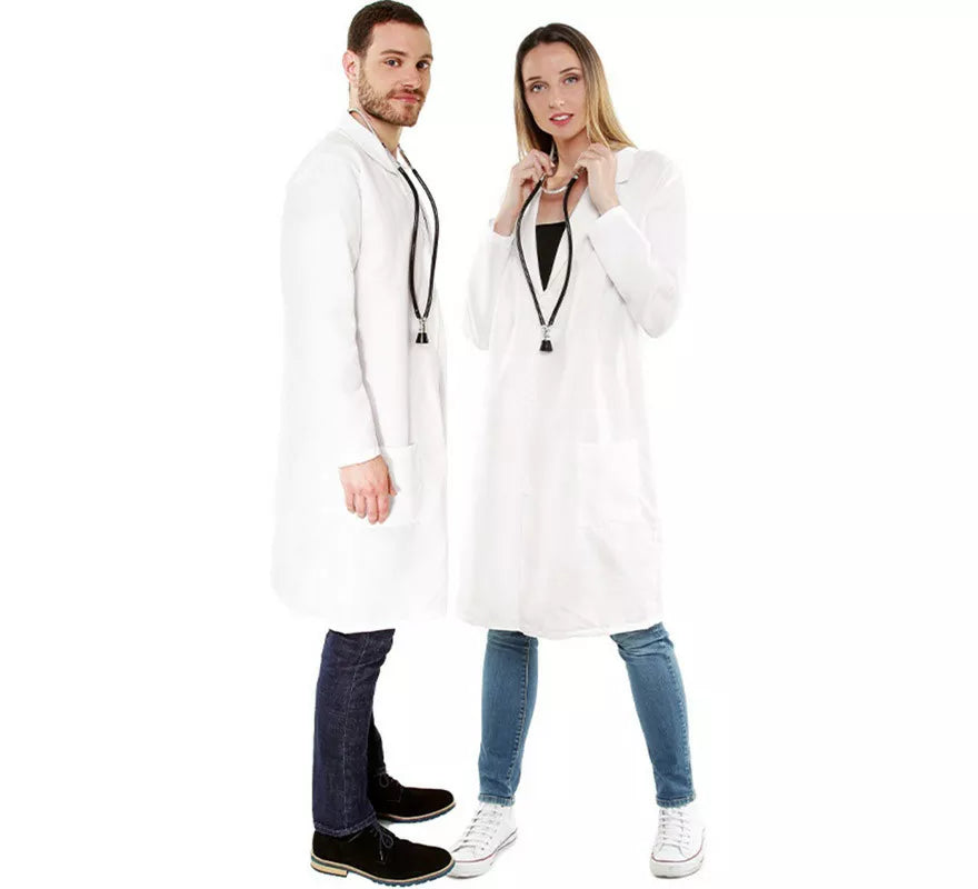 Translation missing: es.Disfraz o Bata Blanca de Médico para adulto