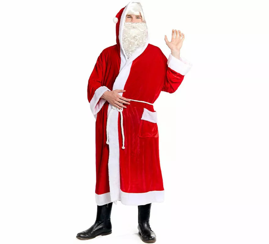 Translation missing: es.Disfraz o Bata de Papá Noel para hombre
