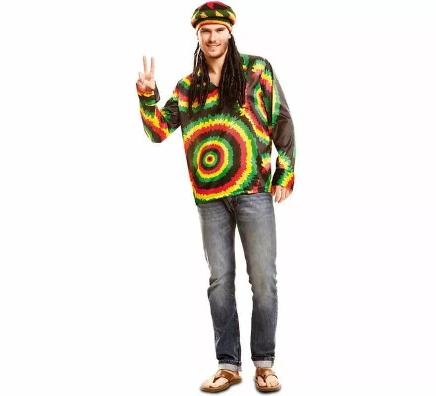 Translation missing: es.Disfraz o Camisa de Jamaicano para hombre
