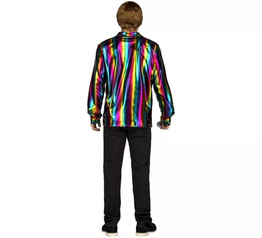 Translation missing: es.Disfraz o Camisa Disco multicolor para hombre