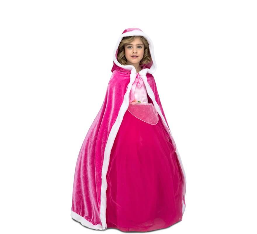 Translation missing: es.Capa de princesa Rosa para niña