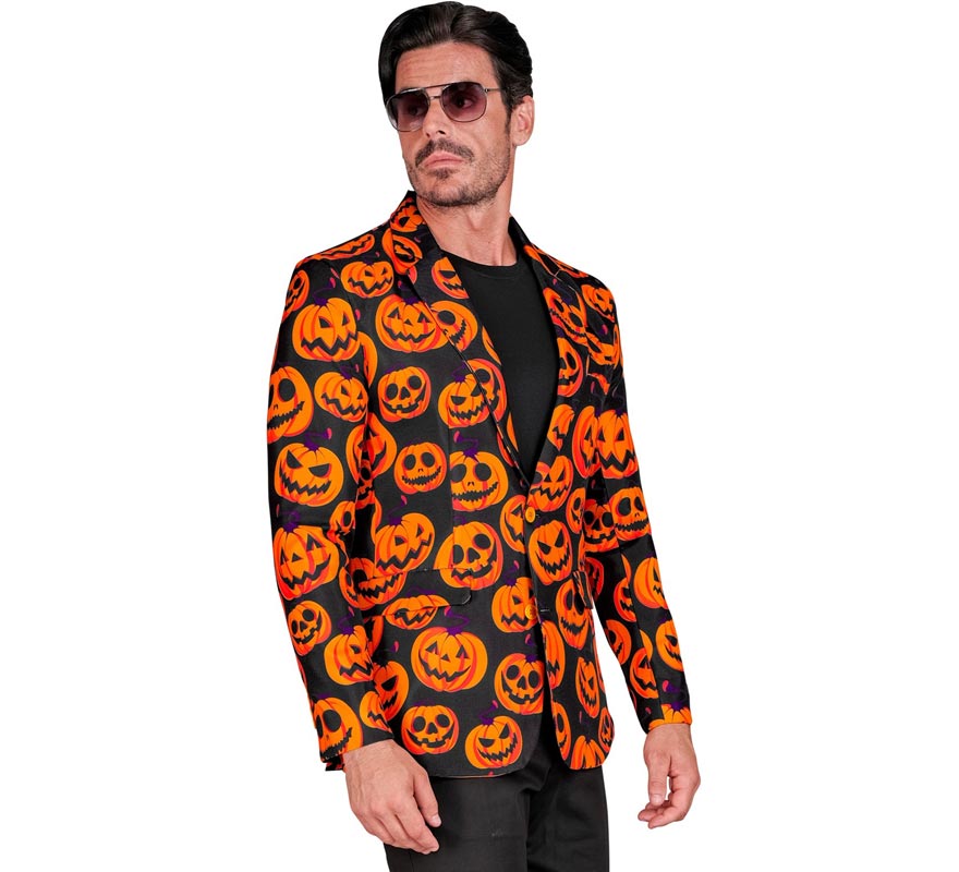 Chaqueta de Calabaza naranja y negro para hombre