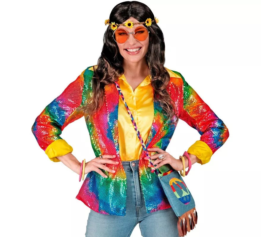 Translation missing: es.Disfraz o Chaqueta de Moda multicolor neón para mujer