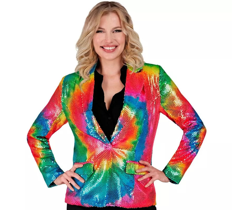 Translation missing: es.Disfraz o Chaqueta de Moda multicolor neón para mujer