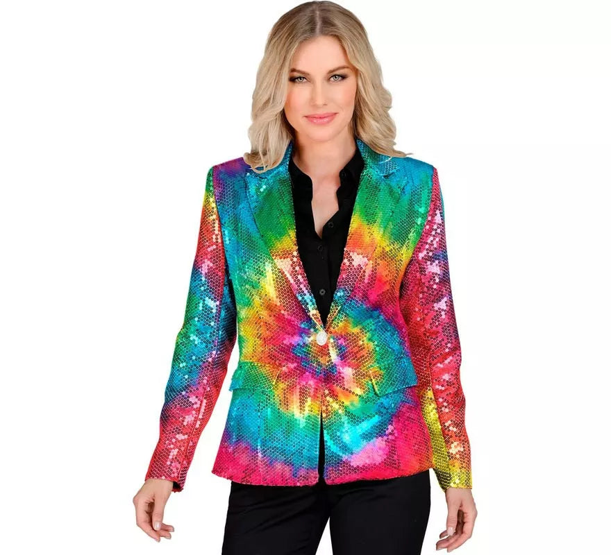 Translation missing: es.Disfraz o Chaqueta de Moda multicolor neón para mujer