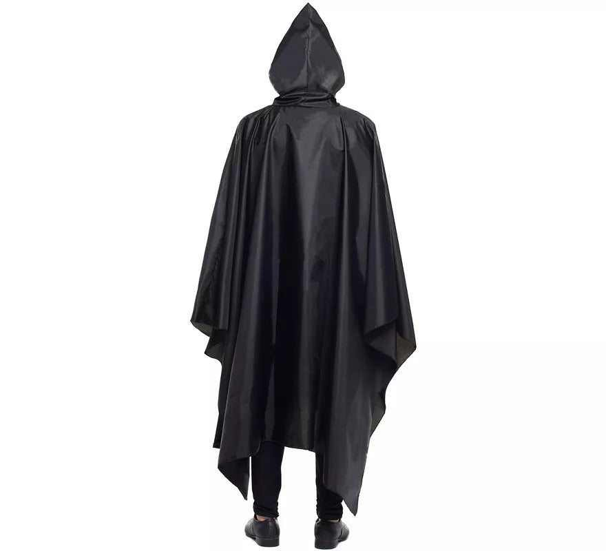 Disfraz o Chubasquero Negro para hombre