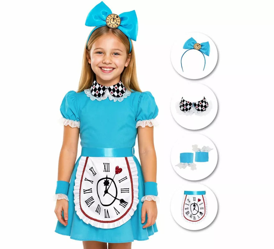 Translation missing: es.Disfraz o Kit de Alicia en el País de las Maravillas para niña