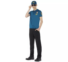 Disfraz o Kit de Policía para hombre: Camiseta, Gorra y gafas