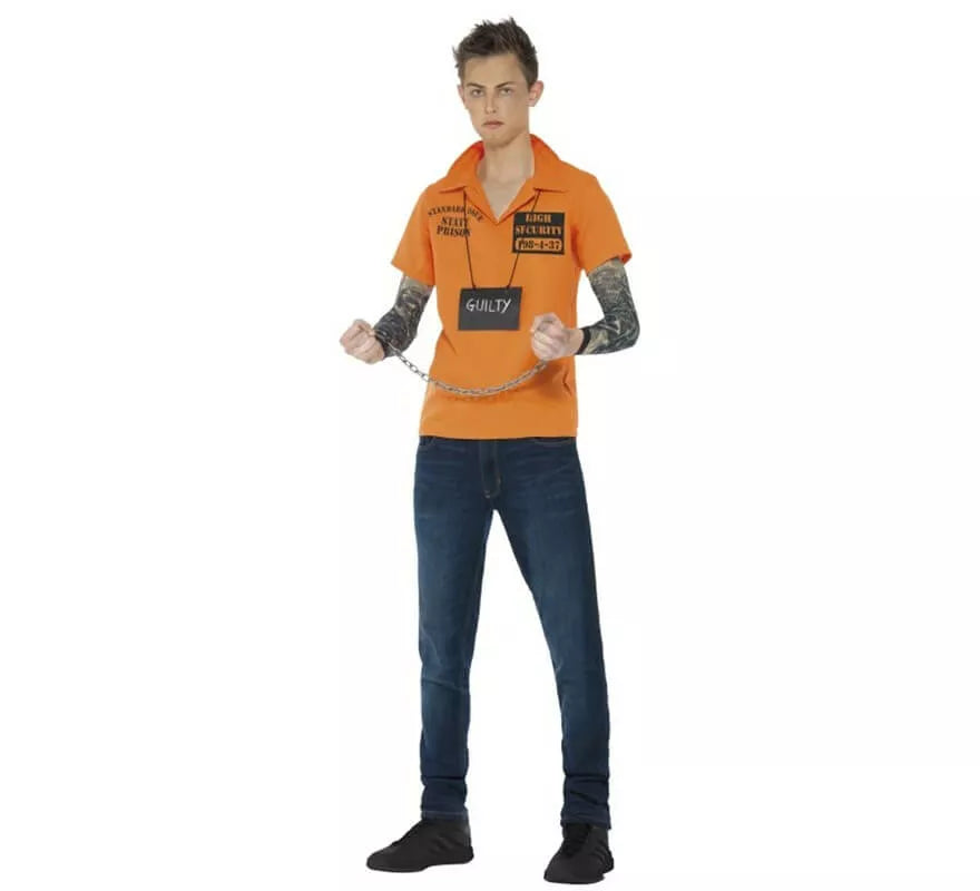 Translation missing: es.Disfraz o Kit de Prisionero sin pantalones para hombre