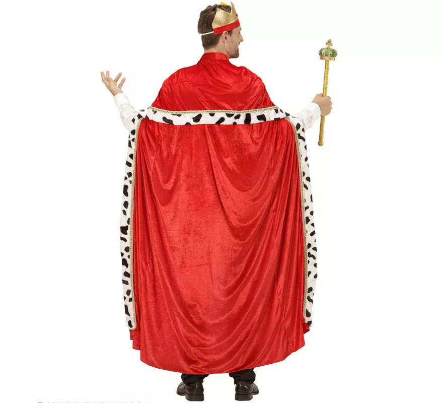Translation missing: es.Disfraz o Kit de Rey Mago Gaspar o Medieval para hombre: Capa y Corona