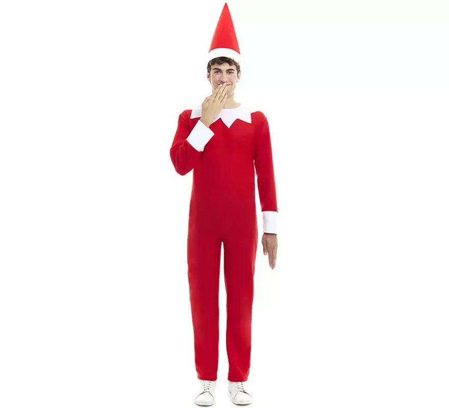 Translation missing: es.Disfraz o Maillot de Elfo travieso de la Navidad con gorro para adulto