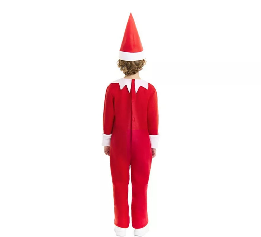 Translation missing: es.Disfraz de Elfo travieso de la Navidad con gorro para niños