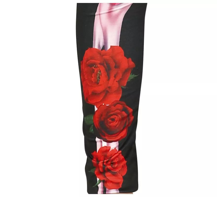 Disfraz o Mono Catrina Floreado para niña