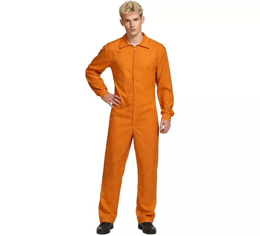 Translation missing: es.Disfraz o Mono trabajador naranja para hombre