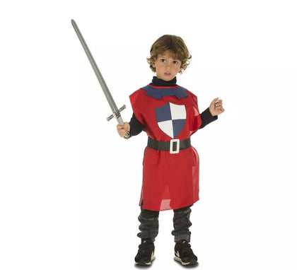 Disfraz o Peto de Guerrero Medieval Rojo