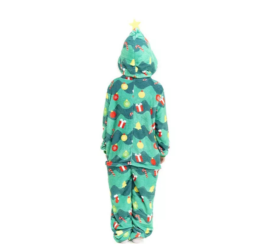 Translation missing: es.Disfraz o Pijama Árbol de Navidad con capucha para niños