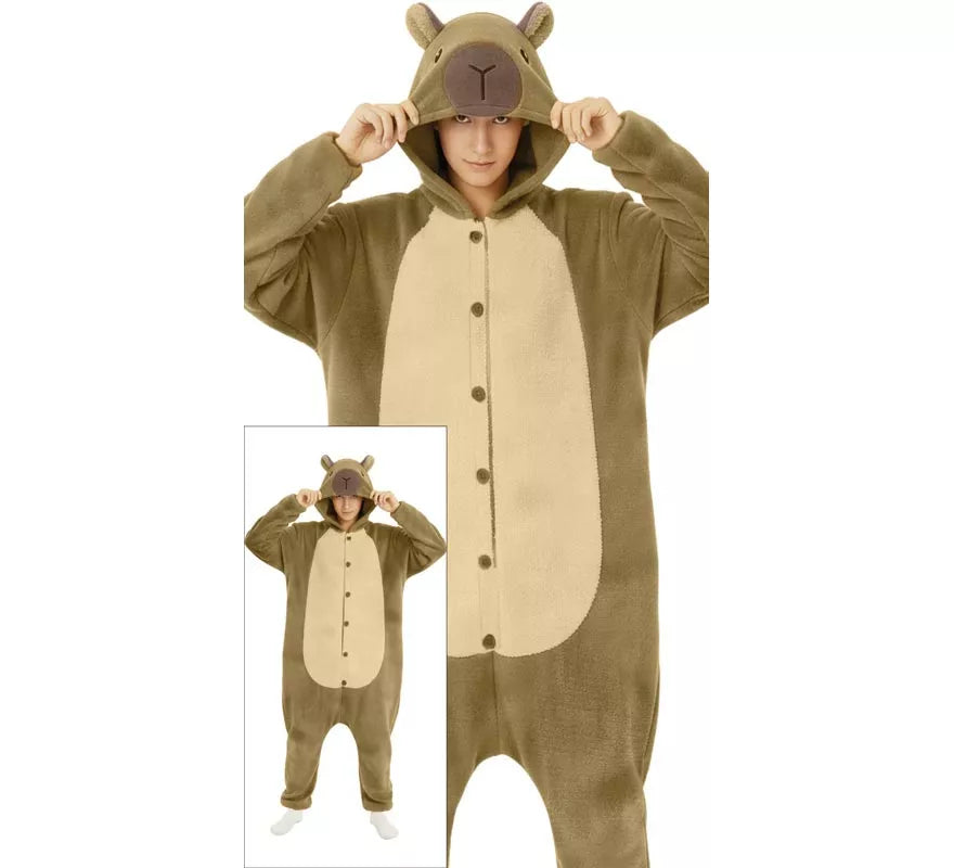 Translation missing: es.Disfraz o Pijama de Capibara para hombre