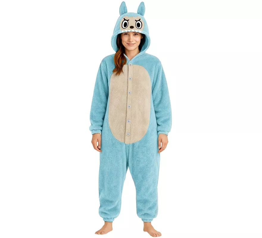 Translation missing: es.Disfraz o Pijama de Monstruo Lulú azul para mujer