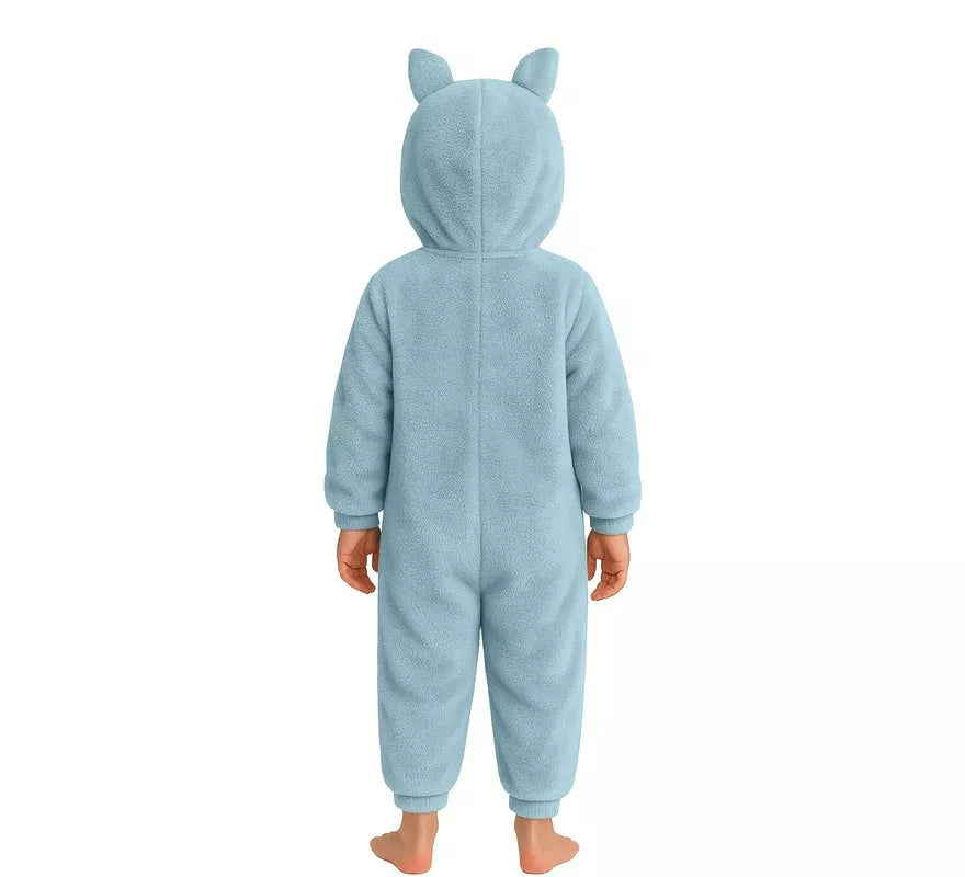 Disfraz o Pijama de Monstruo Lulú azul para niños