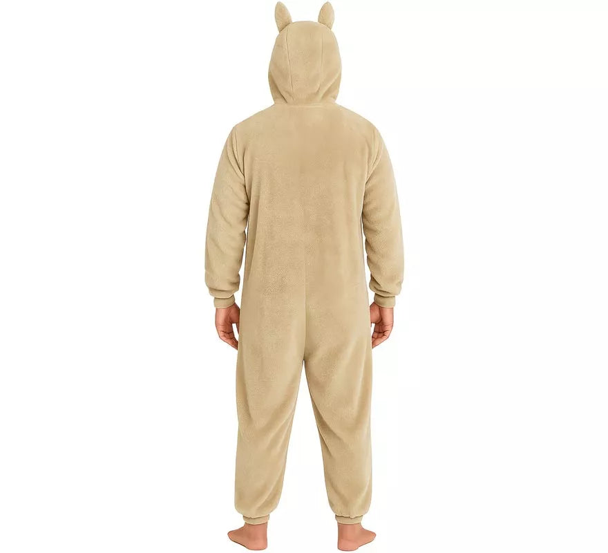 Translation missing: es.Disfraz o Pijama de Monstruo Lulú beige para hombre