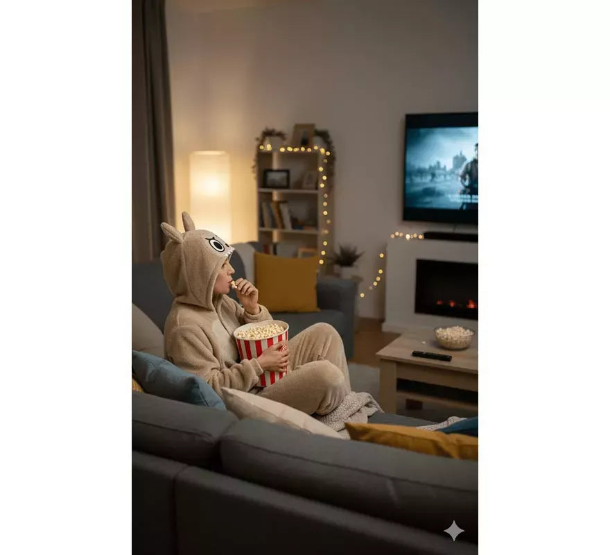 Translation missing: es.Disfraz o Pijama de Monstruo Lulú beige para mujer